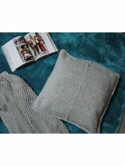 Linge Particulier Black White Stripes Linen Cushion Cover 50 x 50 cm