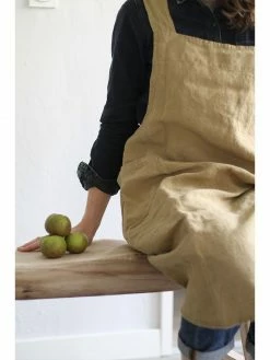 Linge Particulier Curry Linen Japanese Apron