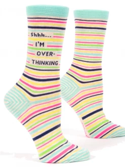 Blue Q Shhh... I'm Overthinking Women's Socks
