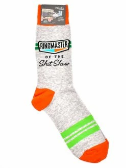 Blue Q Ringmaster Of The Shit Show Men's Socks