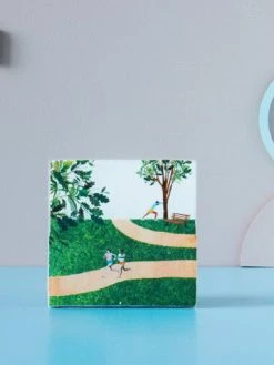 STORYTILES That Running Feeling Ceramic Tile