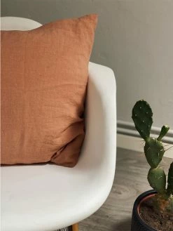 Linge Particulier Moka Linen Cushion Cover 50 x 50 cm