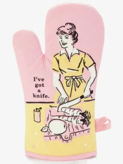 Blue Q I’ve Got A Knife Oven Glove
