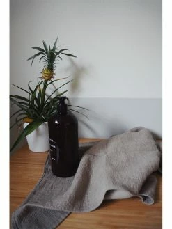 Linge Particulier Hand Towel 60 cm x 100 cm Linen Waffle Taupe