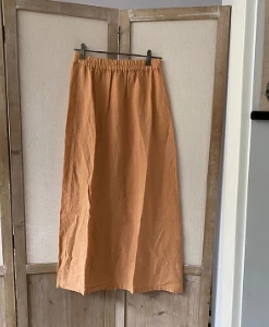 Linge Particulier Noisette Long Linen Skirt