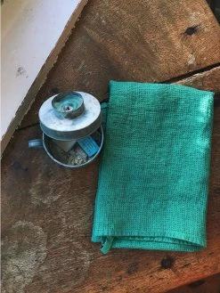 Linge Particulier Vert Emerald Waffle Linen Dishtowel
