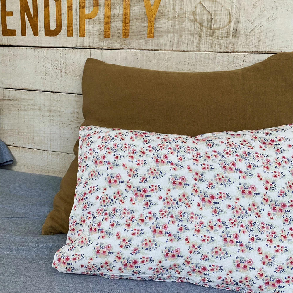 Linge Particulier Curry Linen Cushion Cover 50 x 50 cm 2 Linge Particulier Curry Linen Cushion Cover 50 x 50 cm