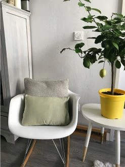 Linge Particulier Fenouil Linen 30 x 40 cm Cushion Cover